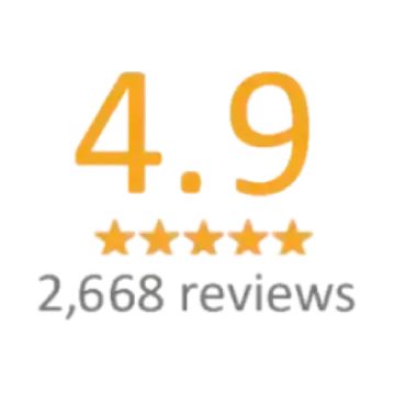 Customer reviews trust badge